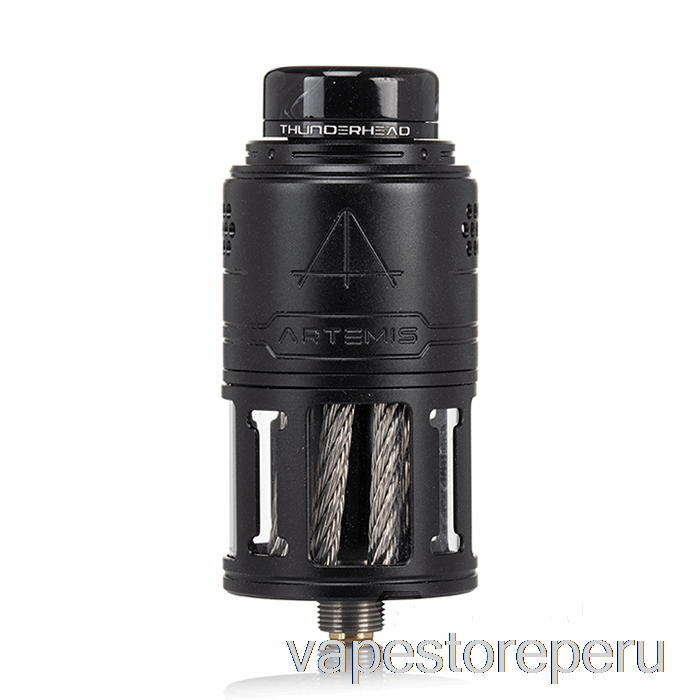 Vape Recargable Thunderhead Creations Artemis V2 Top Coiler 25mm Rdta Negro Mate